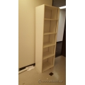 White 24" Wide 6 Shelf Bookcase with Fully Adjustable Shelves